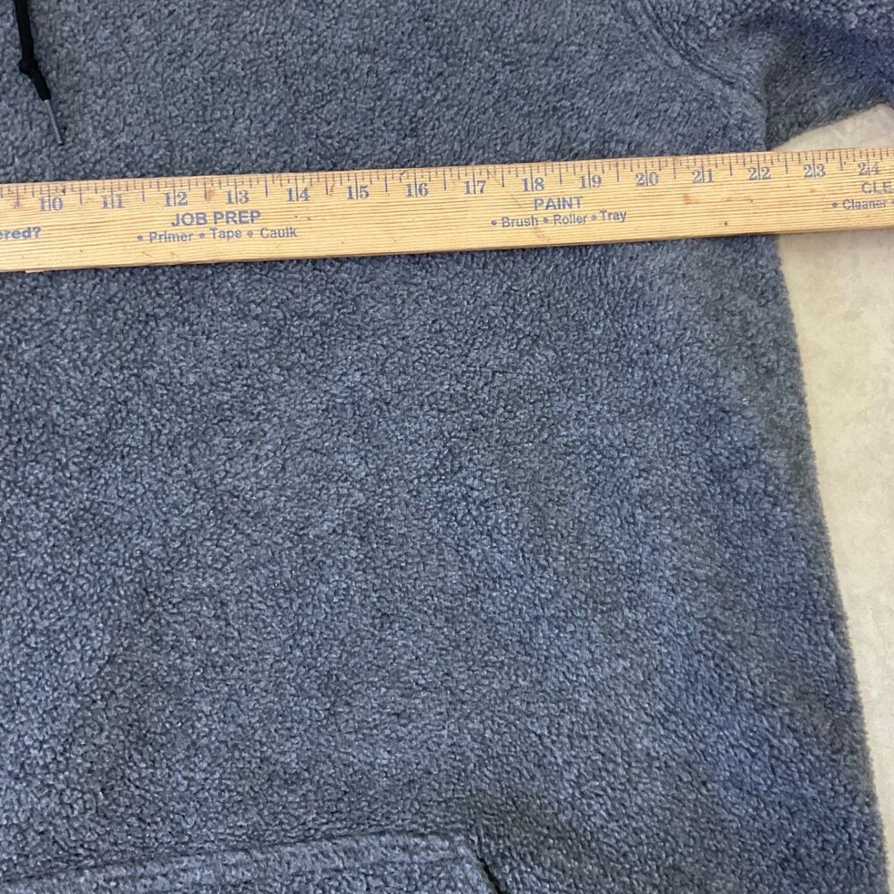 Land's End Polartec Fleece 1/4 Zip Jacket Hooded Women's Med Gray - Picture 6 of 10